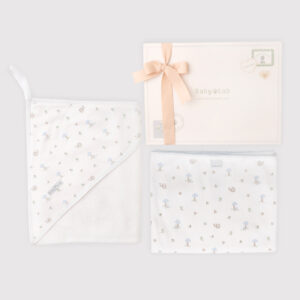 Pack Toalla + Manta Mush Mush Celeste