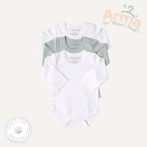 Pack X3 Body Clásico Manga Larga