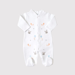 Enterizo Jacquard Rabbit Blanco