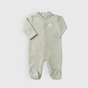 Enterizo Jacquard Little Star Menta