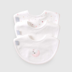 Baberos Little Star Rosa X3