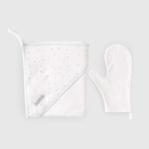 Toalla Rn + Manopla Little Star Menta