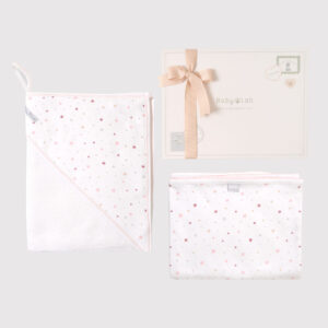 Pack Toalla + Manta Little Star Rosa