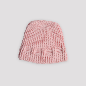 Gorro Tejido Rosa