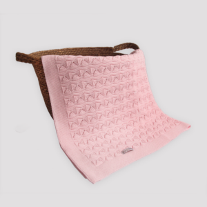 Manta Tejida XL Rosa