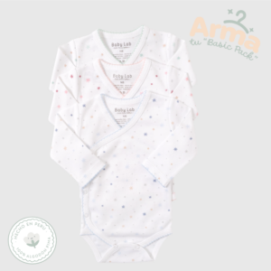 Pack X3 Body Cruzado Estampado
