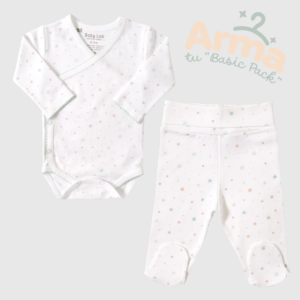 Pack X2 Body Cruzado + Pantalón Pretina Star Menta