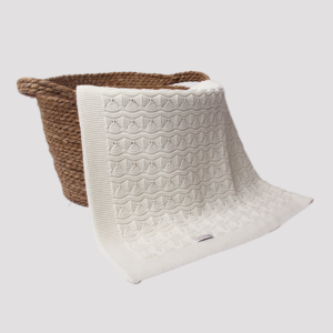 Manta Tejida XL Crema
