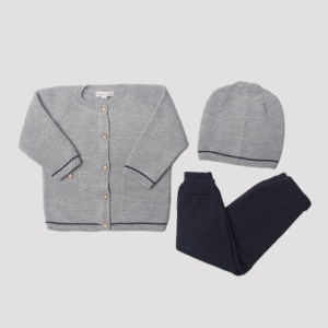 Conjunto Cale Gris/Azul