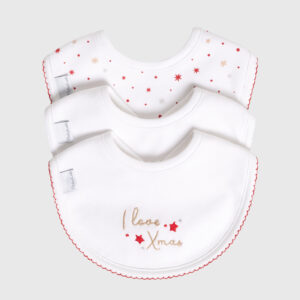 Baberos I Love Xmas  x3