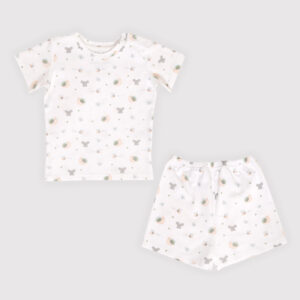 Pijama Pima 2 piezas Sunny Garden Polo Mc + Short