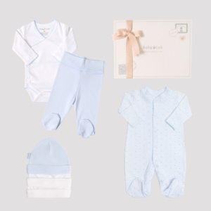 Baby Pack Estrella Blanca Celeste
