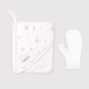 Toalla Rn + Manopla Cute Rabbit