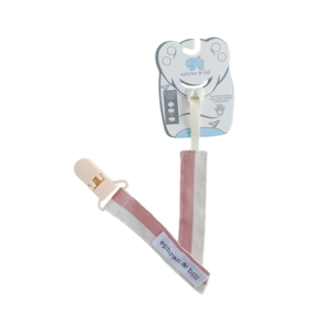 Sujetador de Chupón Rosa/Blanco