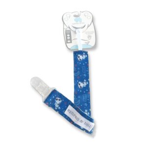 Sujetador de Chupón Panda Espacial