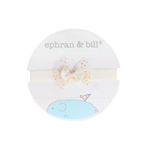 Vincha NB Lazo Tull Blanco