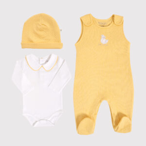 Set Jumper 3pzas Sweet Nature Amarillo C/pie