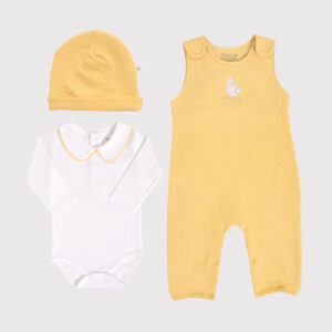 Set Jumper 3pzas Sweet Nature Amarillo S/pie