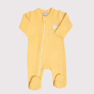 Enterizo Jacquard Sweet Nature Amarillo Zipper
