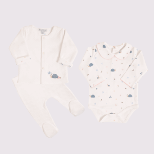 Set Baby Dots In Love Blanco