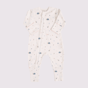 Enterizo Pima Pie Reversible Dots In Love