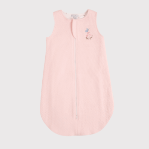 Bolsa de Dormir Bebé Jackard Dots In Love Rosa