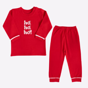 Pijama Pima 2 piezas Rojo Ho Ho Ho