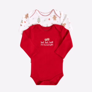 Pack X2 Body Cuello Americano Manga larga Little Joys