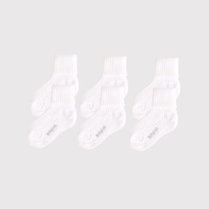 Media Bebé Blanca x3 Pares