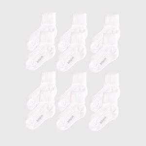 Media Bebé Blanca x6 Pares