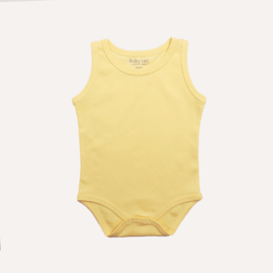 Body Clásico Manga Cero Amarillo