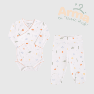 Pack X2 Body Cruzado + Pantalón Pretina Hello summer