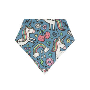 Babero Bandana Hearts Unicorn