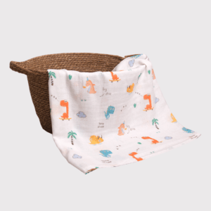 Manta Muselina Dinos Colors