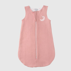 Bolsa de Dormir Bebé Jackard Star Palo Rosa