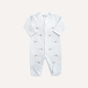 Enterizo Jacquard Snail Celeste