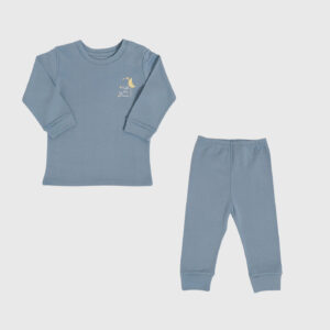 Pijama Pima 2 piezas Origin Acero