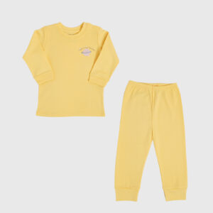 Pijama Pima 2 piezas Origin Amarillo