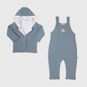 Set Jumper S/Pie + Casaca Origin Acero