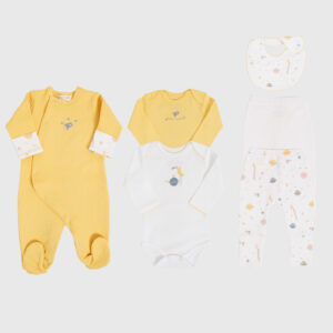 Set Essencial Jackard Origin Amarillo