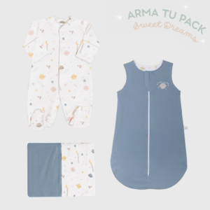 Set Sweet Dream Bebe Pima Origin Acero
