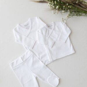 Basic White Picot Celeste